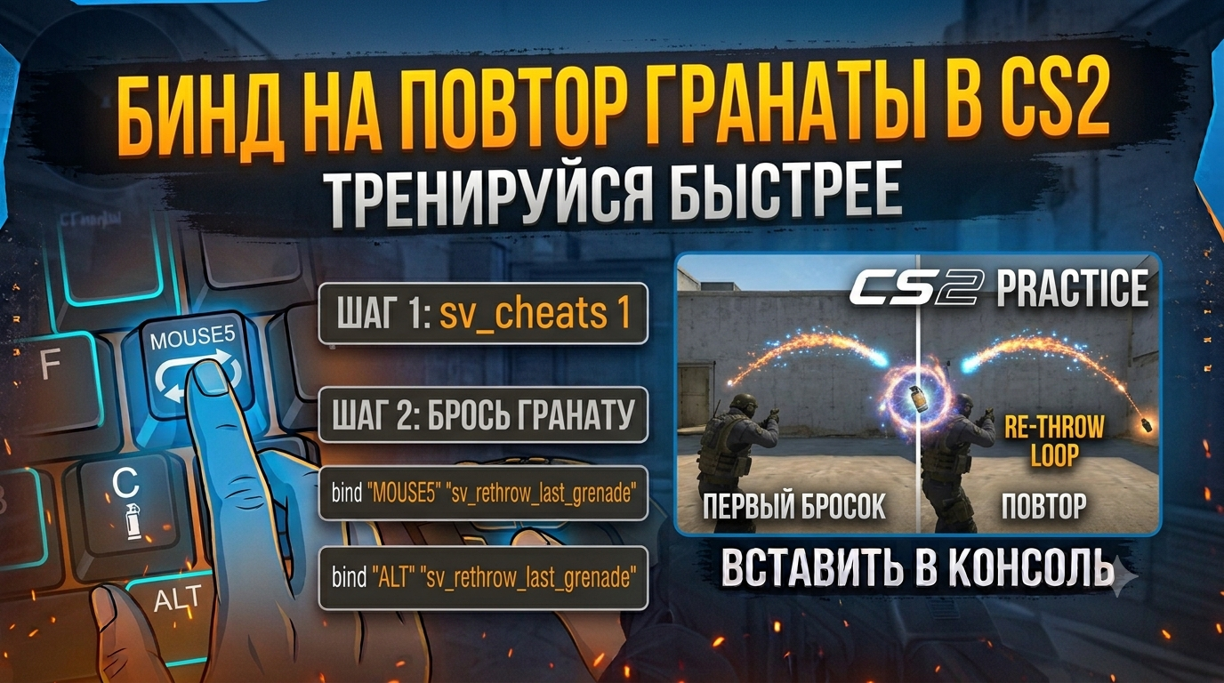 Бинд на повтор гранты КС2: одна кнопка для идеальных раскидок